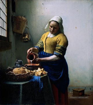 La cuisine Maid Baroque Johannes Vermeer Peinture à l'huile